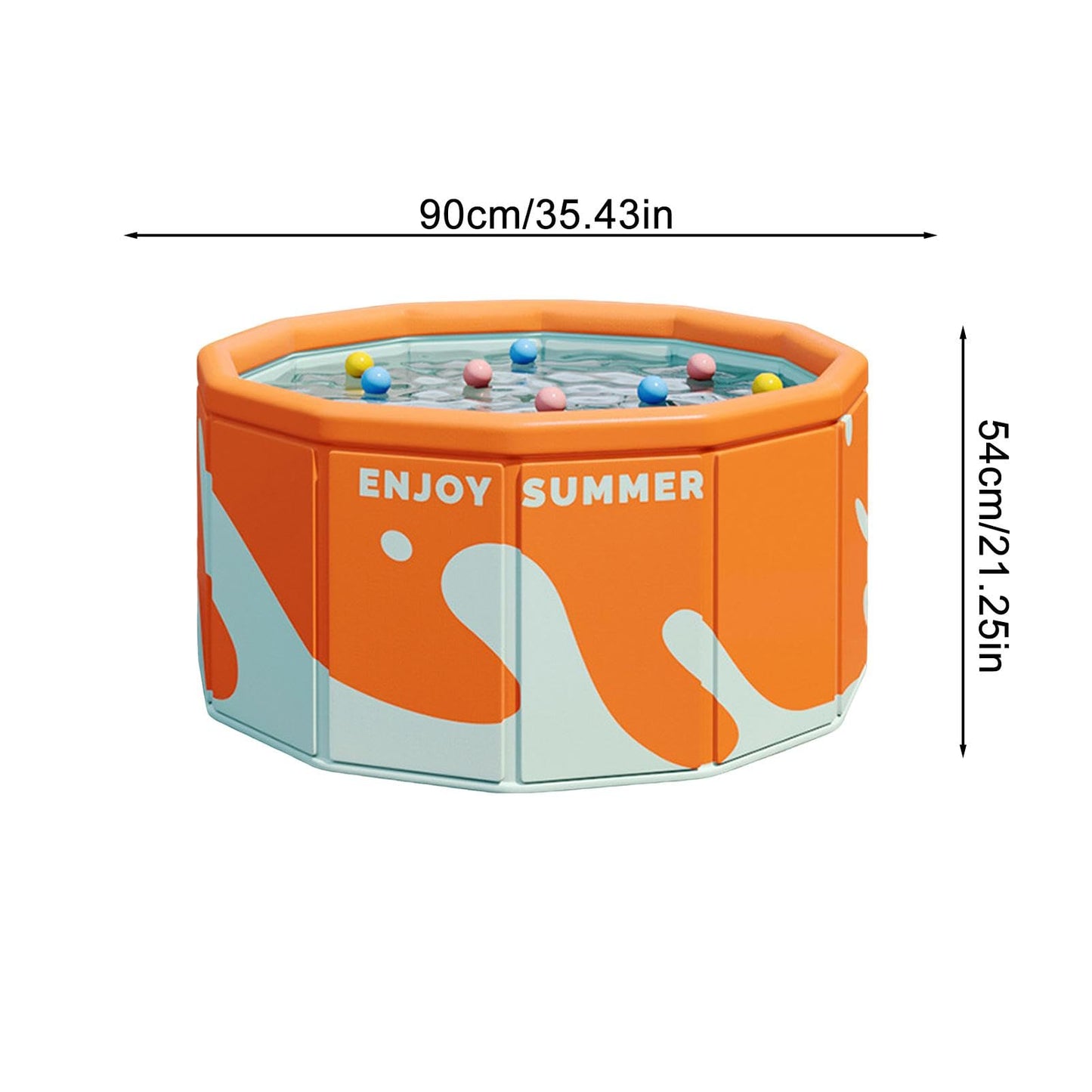 Piscina Plegable Portátil para Niños y Familia – Ideal para Exterior e Interior