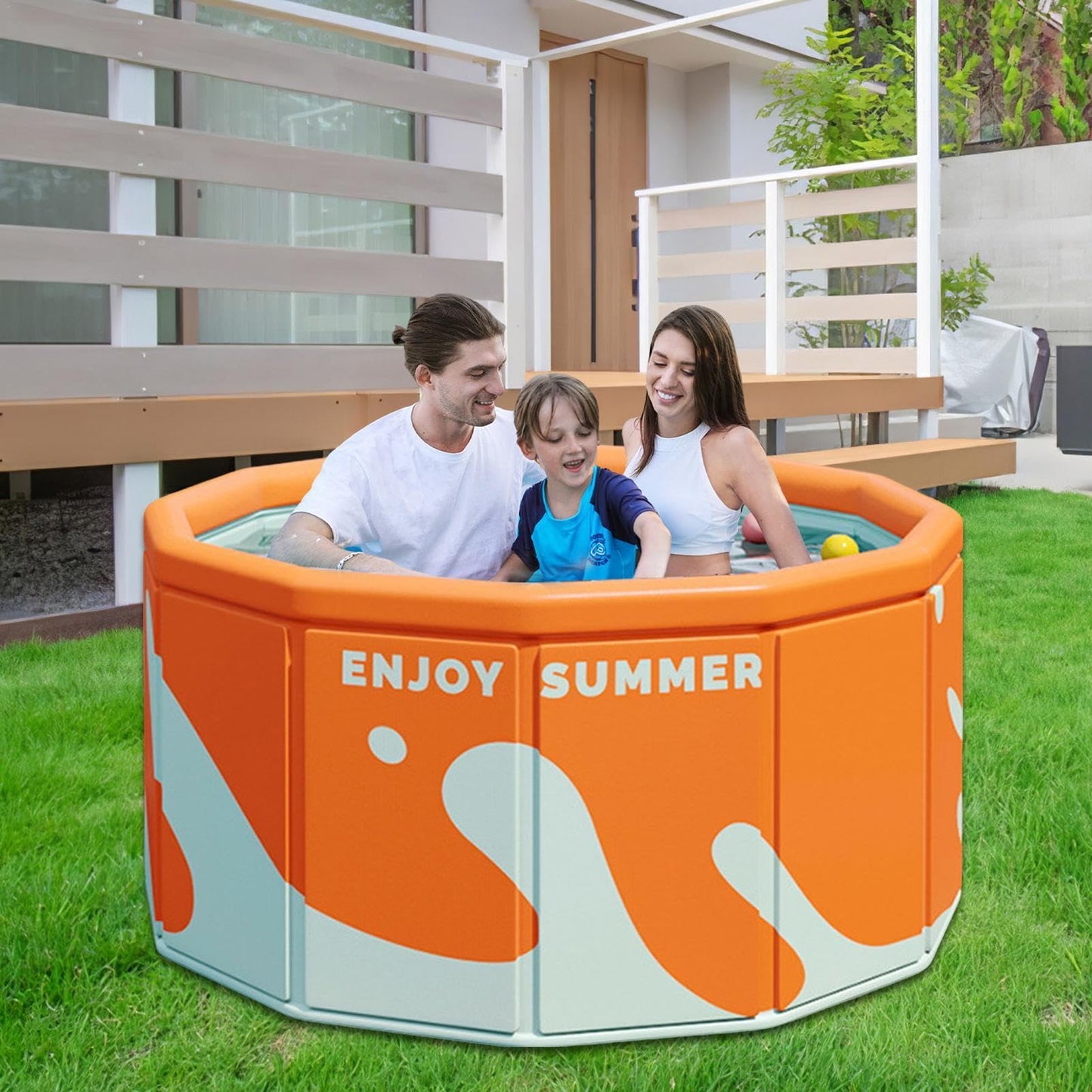 Piscina Plegable Portátil para Niños y Familia – Ideal para Exterior e Interior