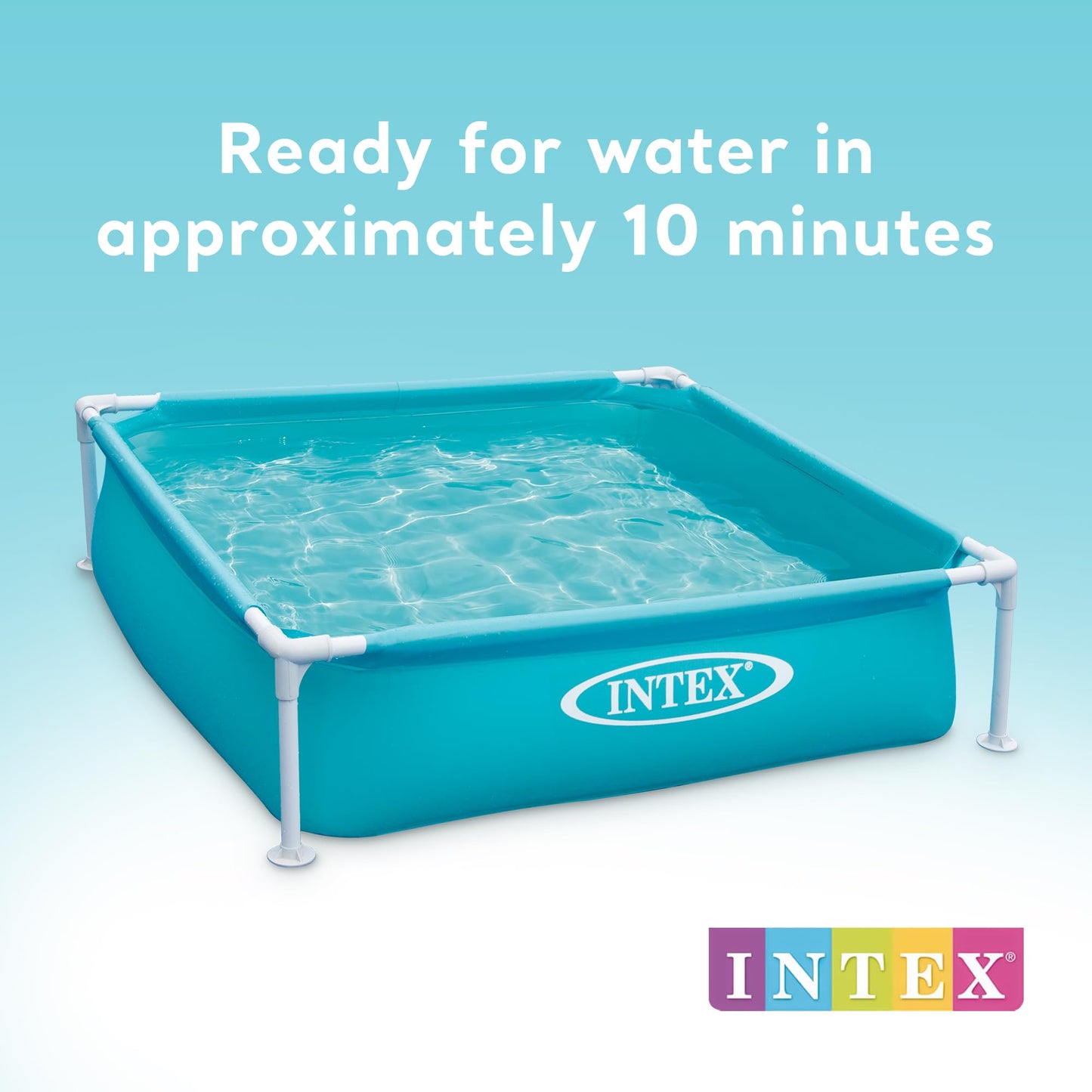Piscina Infantil Intex Mini Frame 122×122×30 cm – Pack de 2