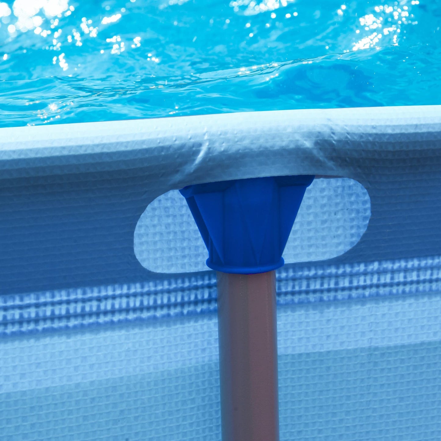 Piscina Desmontable Rectangular Avenli 258×179×55 cm – Fácil Montaje para Jardín