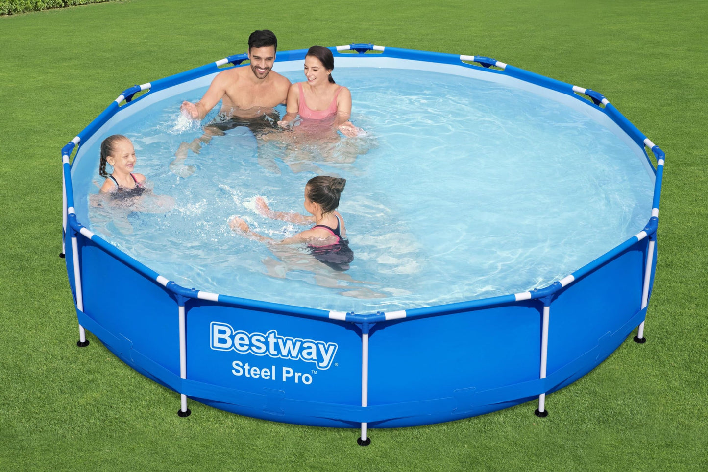 Bestway - Piscina elevada Bestway Steel Pro - Medidas 366 x 76 cm - Modelo n. 56681-2