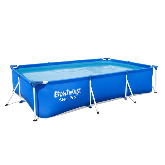 Piscina Desmontable Infantil Bestway Deluxe Splash Frame 300×201×66 cm – Estructura Tubular Resistente