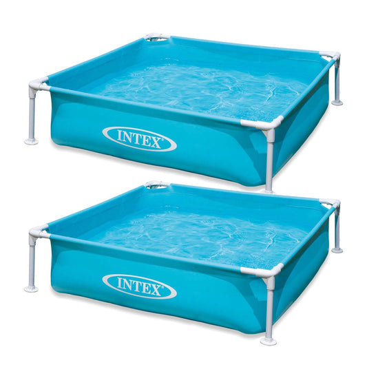 Piscina Infantil Intex Mini Frame 122×122×30 cm – Pack de 2